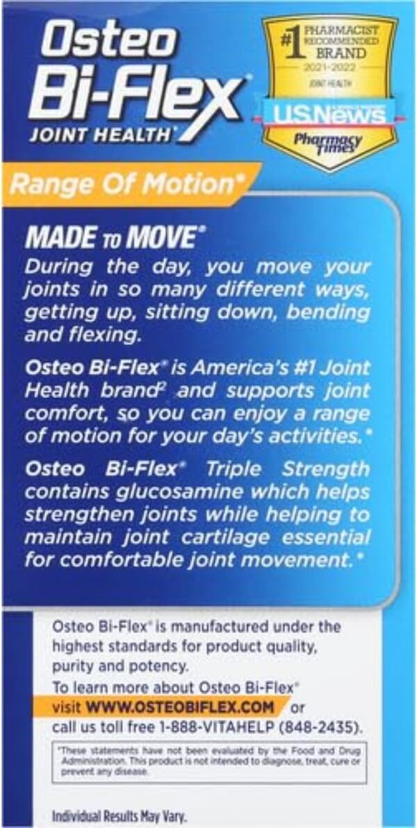 Suplemento para la salud de las articulaciones Osteo Bi-Flex 80 capsulas