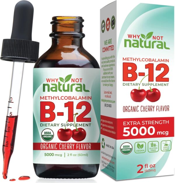 Vitamina B12 Gotas sublinguales de metilcobalamina por 60ml