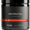 Toniiq Cápsulas de resveratrol de ultra alta pureza - 98% Trans-Resveratrol