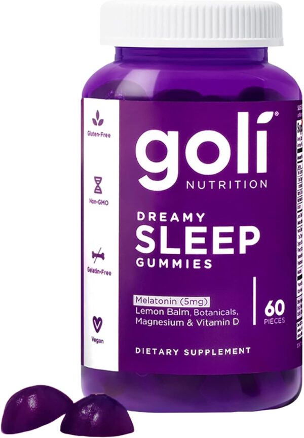 Gomitas Goli Dreamy Sleep, 60 unidades, melatonina, vitamina D, magnesio
